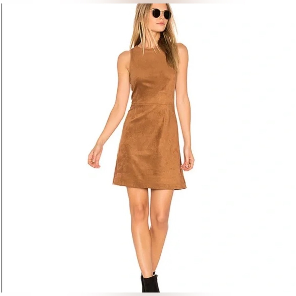 cupcakes & cashmere Brown Mini Dress